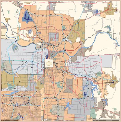 Map of Kansas City, Missouri | Streets and neighborhoods