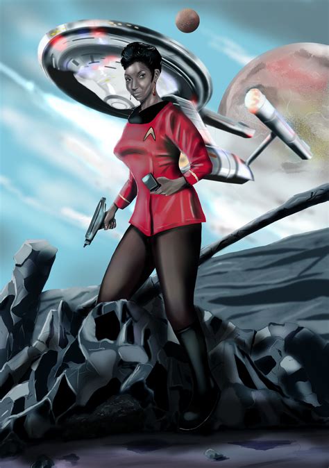 Winston Cazaubon - Star Trek's Uhura