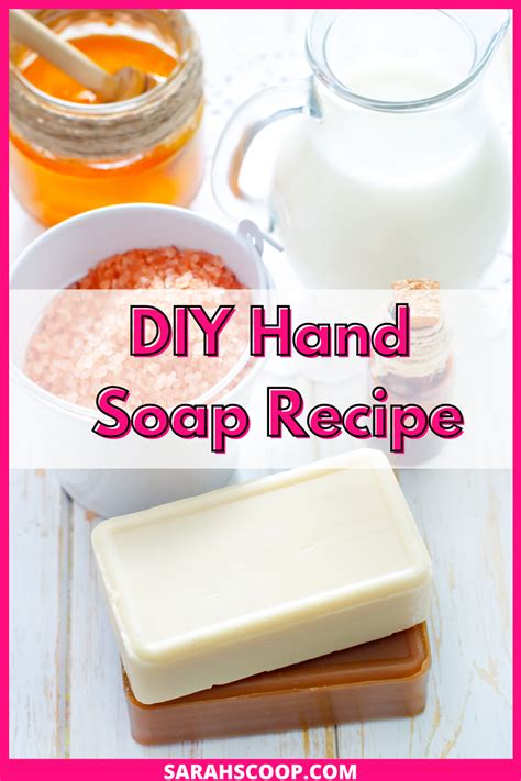 DIY Hand Soap Recipe | Sarah Scoop