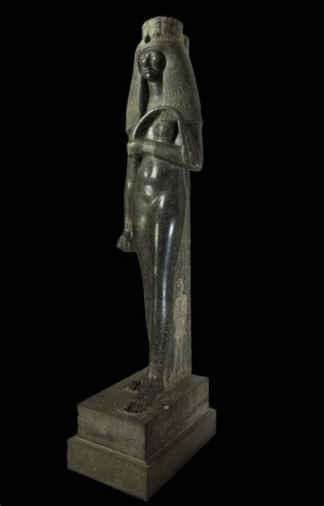 Statue of Queen Tuya This work, sculpted during... - Egypt Museum