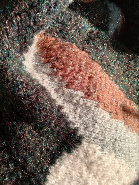 Oversized Button Up Down Knit Ugly Grandma Sweater Ca… - Gem