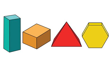 set  boxes shapes designs square rectangle pyramid octagon