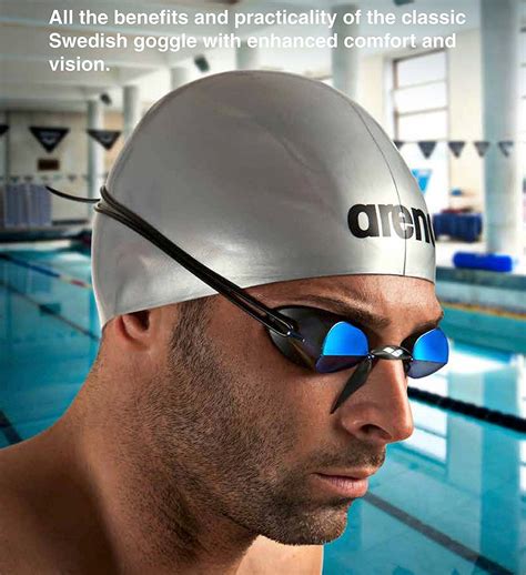 Arena Swedix Mirror Goggles – Smoke/Silver/Black – BigaMart