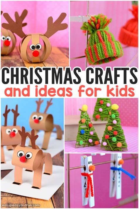 100+ Christmas Crafts for Kids - Tons of Art and Crafting Ideas - Easy ...