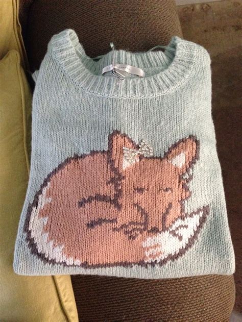 Fox sweater | Cute sweaters, Fashion, Fox sweater