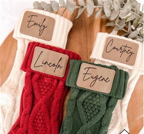 Personalized Knit Christmas Stocking – The Craft Room Store