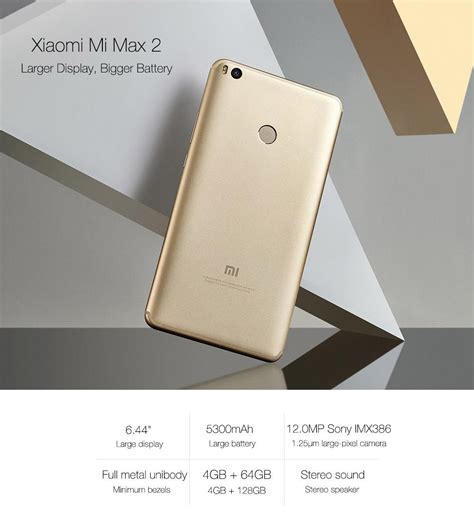 Xiaomi Mi Max 2 - 4GB 64GB - Árak, tulajdonságok, vásárlás