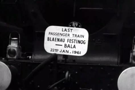 The day the last train ran along a remote Snowdonia railway line ...