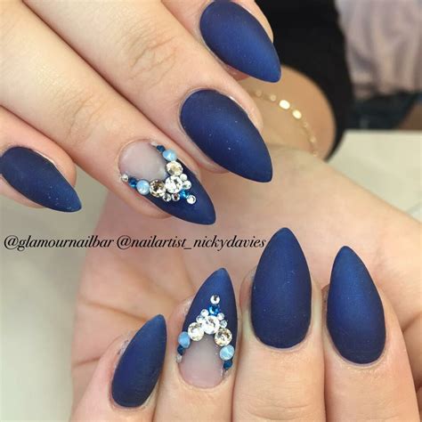 Navy Blue Nails: 50+ Gorgeous Nail Design Ideas