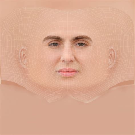 Victoria Carmen Sonne Head No Hair Low Poly Head for Gam - 3D Model by