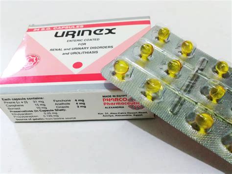 URINEX 24s Capsules for Urolithiasis, Urinary Tract Infections & Stones ...