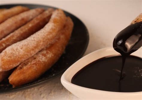 resep resep churros renyah  ganace cokelat oleh parrotid cookpad