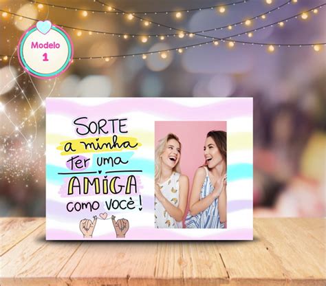 Presente Criativo para Amiga | Produtos Personalizados no Elo7