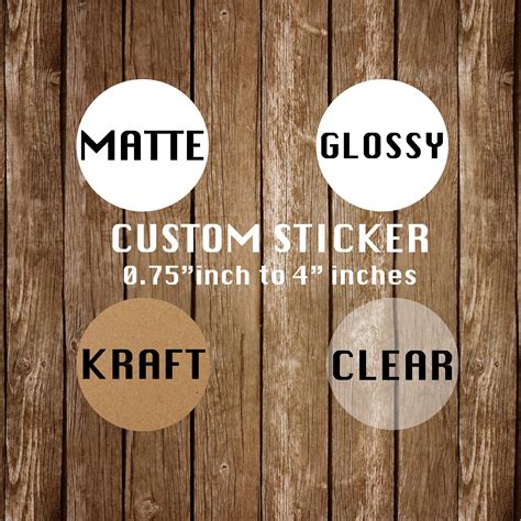 Custom Round Stickers Custom Labels Round Labels Custom - Etsy