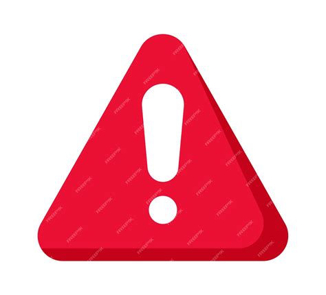 premium vector alert sign icon vector illustration