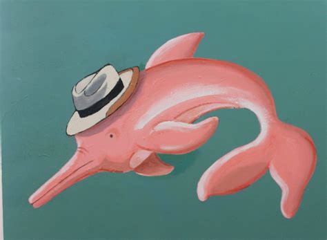Boto Cor De Rosa Desenho Realista - Boto Cor De Rosa Desenho Png - NAZAEDU