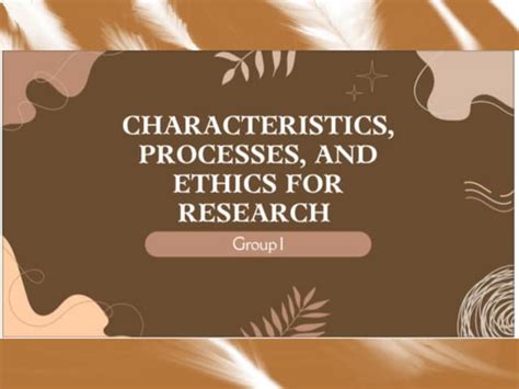 characteristics  research talks   differents character