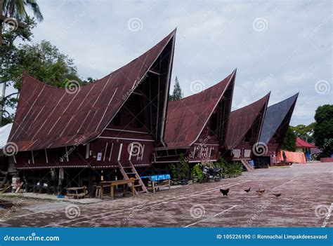 Traditional Batak House on the Samosir Island North Sumatra Indonesia ...