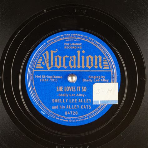 SHE LOVES IT SO : SHELLY LEE ALLEY and his ALLEY CATS : Free Download