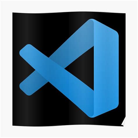 "New Microsoft Visual Studio Code Logo" Poster for Sale by kanhadesign ...