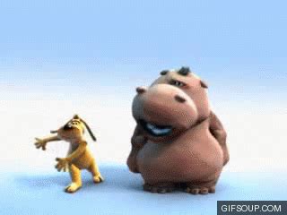 Бегемот гифки, анимированные GIF изображения бегемот - скачать гиф ...