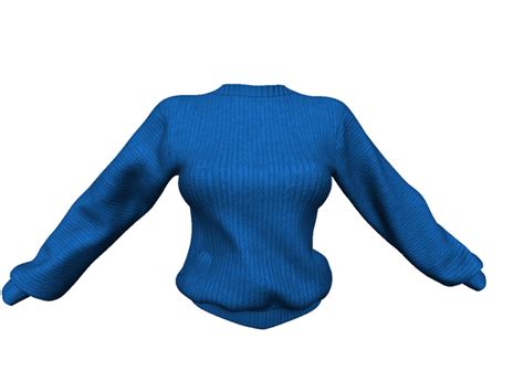 Second Life Marketplace - REVOLUTION - Casey Sweater (Blue)