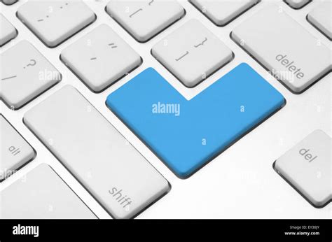 Blank blue button Stock Photo - Alamy