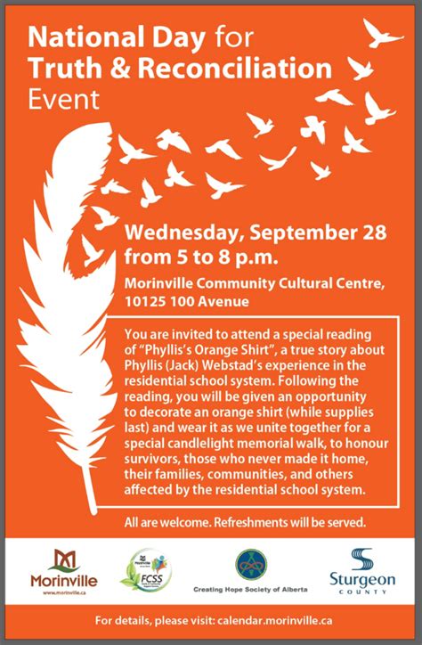 National Day for Truth and Reconciliation - Activities and Events in ...