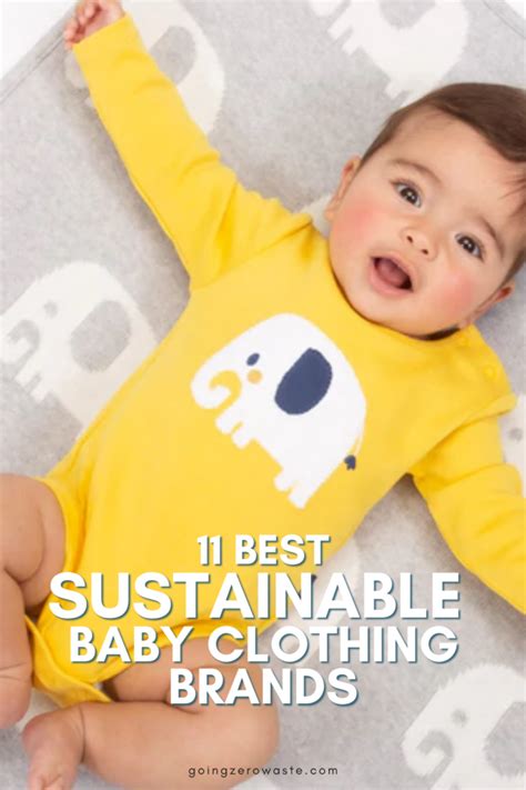 The best sustainable baby clothing brands - Going Zero Waste