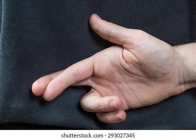 Fingers Crossed Behind Back Stock Photo 293027345 | Shutterstock