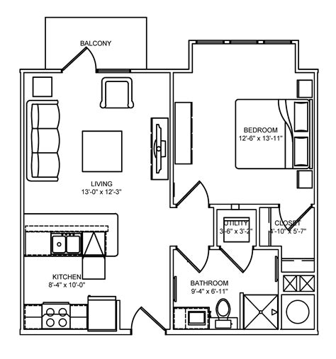 Apartments in Southwest Austin | Ocotillo Apartments | Floor Plans