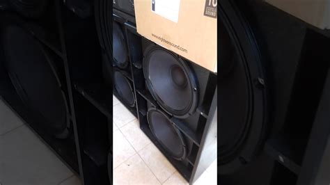 Eighteen Sound lw1400 en caja D.A.S Compact218 - YouTube