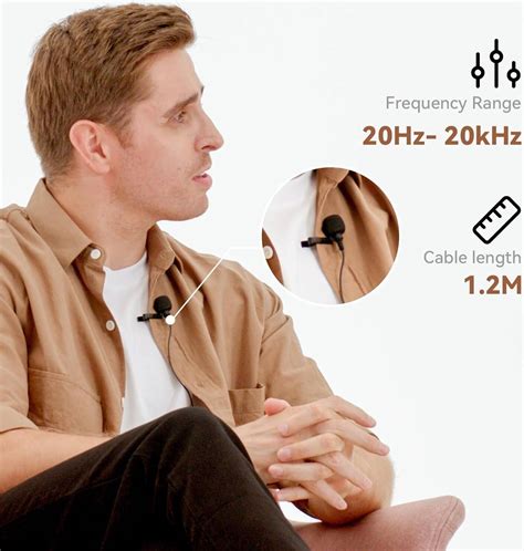 Hollyland Omnidirectional Lavalier Microphone for Lark Max Microphone ...