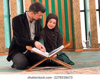 Happy Muslim Family Young Father Child Stock Photo 2278648861 ...