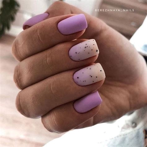 Маникюр градиент с перепелиным яйцом | Manicure, Purple nails, Swag nails
