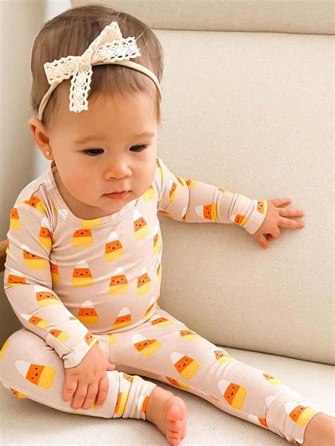 2-Piece Set, Candy Corn – SpearmintLOVE