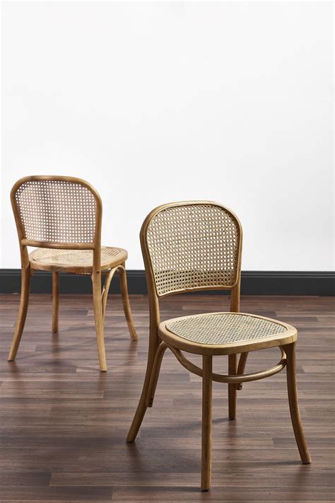 Introducing our new Luca Bentwood Elm & Rattan Dining Chairs. A timeless design, this set ...