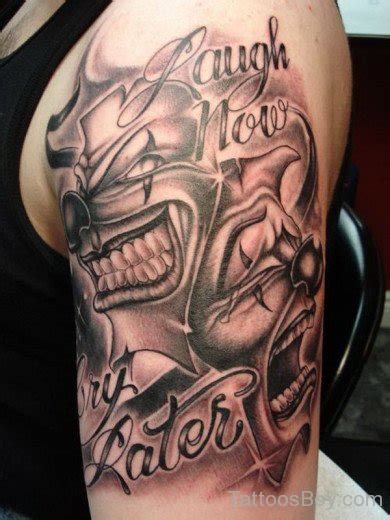 Awesome Devil Tattoo On Shoulder | Tattoo Designs, Tattoo Pictures