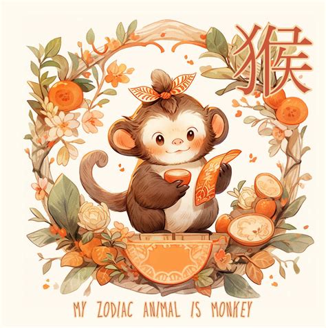 Free Adopt - Chinese Zodiac - Monkey by StarcallerCafe on DeviantArt