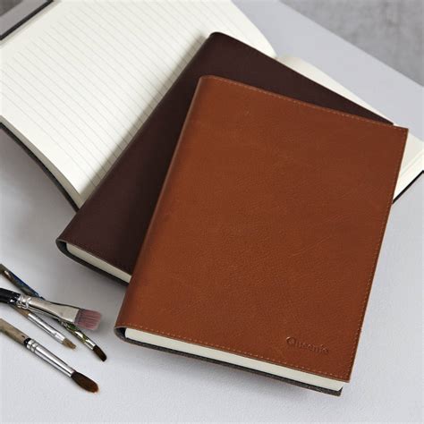 personalised leather notebook  dolores bennett blog