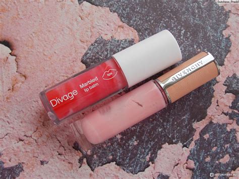 Бальзам для губ DIVAGE Marbled Lip Balm - «Мраморный блеск Диваж в ...