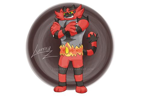 Incineroar by Luxrrayz on DeviantArt