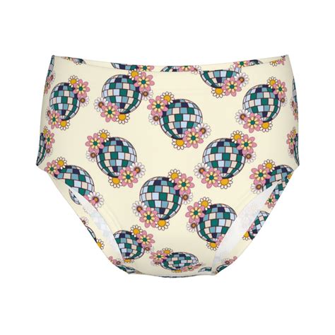 Girls Underwear 70s Disco Ball Cotton Teen Panties Briefs for Girl