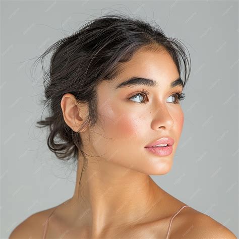 premium photo  woman   light skin   light skin   face
