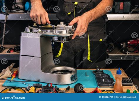 Repair of Home Appliances in the Service Center Stock Image - Image of ...