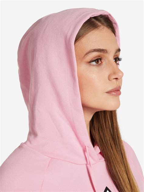 Худи женская adidas Essentials Logo розовый цвет — купить за 21990 тг ...