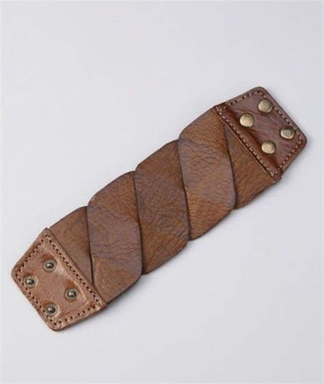Women's Wrap Leather Cuff , Hippie Woven Bracelet, Boho Cuff, Wide ...
