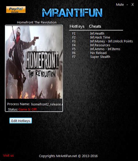 Homefront: The Revolution Trainer +9 v740219 MrAntiFun - download ...