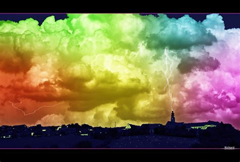 Bunte Wolken | Wieder mal eine Spielerei von mir ;-)) | Rich Art Light ...