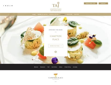 Restaurant Website Design Project - Web Design Company Double Vision ...